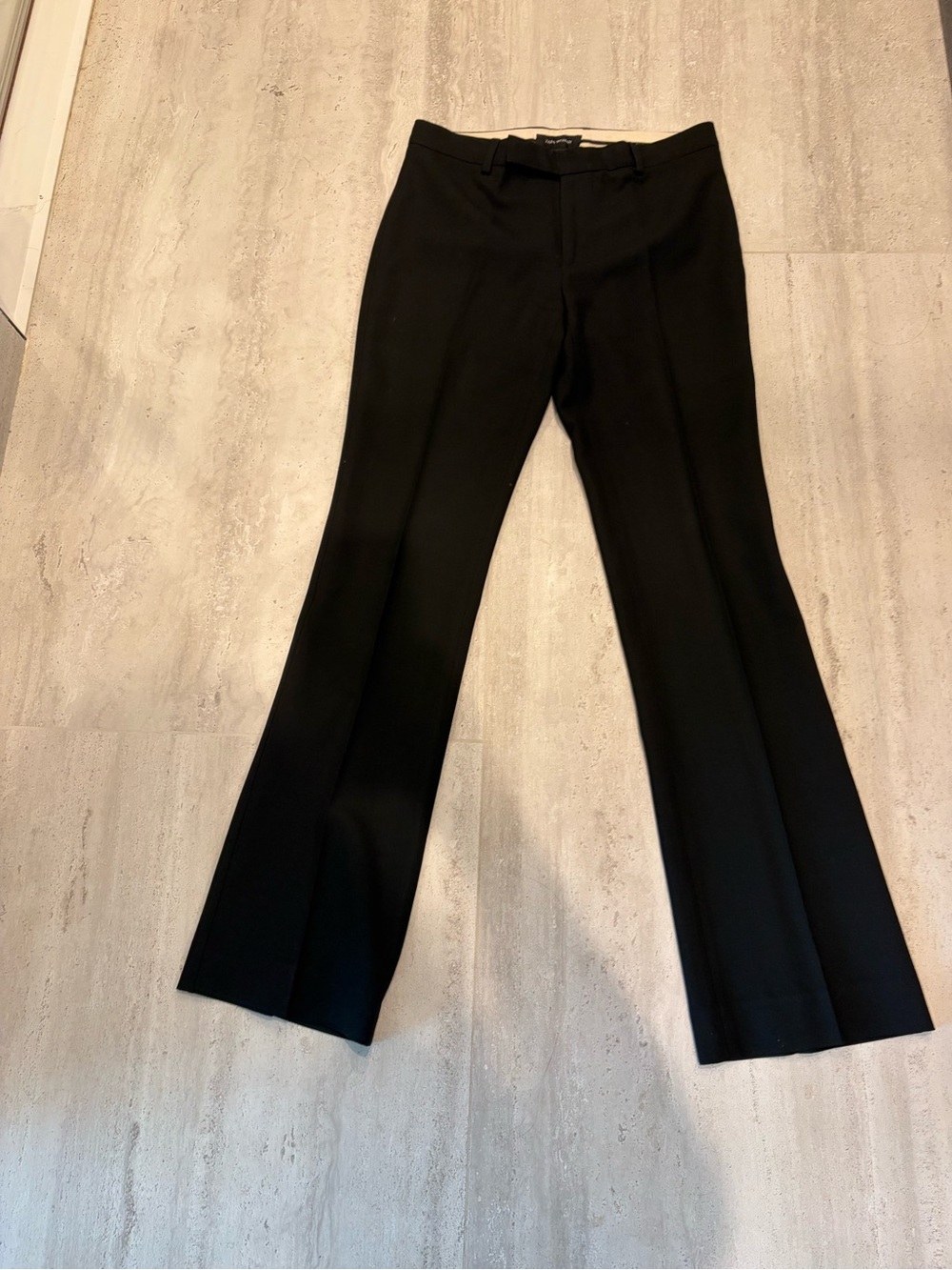 Zara Black Boot-Cut Women's Dress Pants